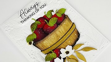 All Occasion Card With Lovely Layers Apple Barrel With Mari