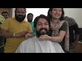 Yashrocky Removing Beards after #KGF Completion