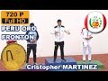 PERU ORO Cristopher MARTINEZ Fronton Individual Masculino Juegos Panamericanos Lima 2019