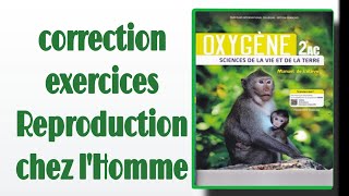 la correction des exercices de la reproduction chez lHomme oxygène