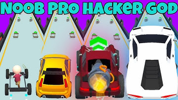 NOOB VS PRO VS HACKER VS GOD in Build Your Vehicle