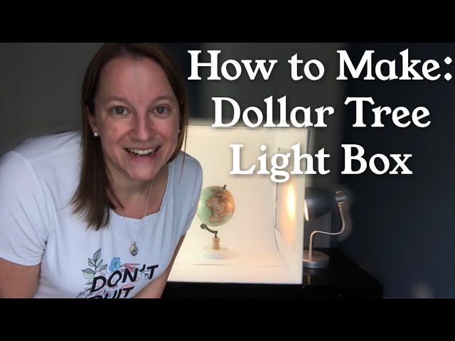 HOW TO: Make Your Own Lightbox