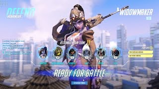 overwatch 29 kills widow maker  competitive match