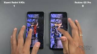 Xiaomi Redmi K40s vs Realme Q5 Pro | SpeedTest and Camera comparison