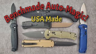 Benchmade Auto Blade Roundup!  Some Versatile Automatic Knives, USA Made!