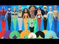 Play Doh Mermaid Disney Princess Couples, Ladybug & Cat Noir Inspired Costumes