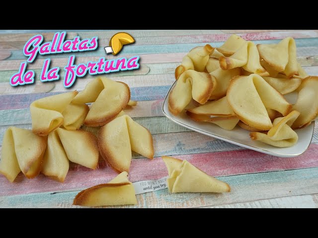 Galletas de la fortuna, receta original paso a paso