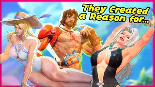 Why are they in Swimsuits?