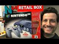Nintendo 64 charcoal gray retail box