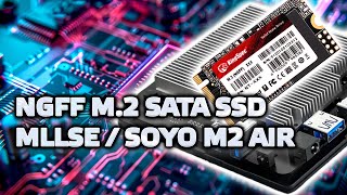 MLLSE / SOYO Mini PC M2 Air на Intel N4000 - установка SSD, сравнение с EMMC