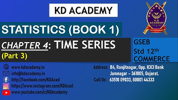 GSEB STATISTICS CP 4 TIME SERIES, GRAPHICAL METHOD, LEAST SQUARE METHOD, LINEAREQUATION TREND PART 3