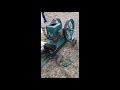 Hit and miss stationary engine and starting hit my face hard