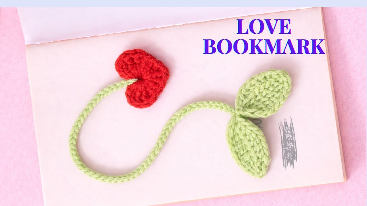 Easy Crochet Heart Bookmark 💖| Easy Valentine Gift for Beginners