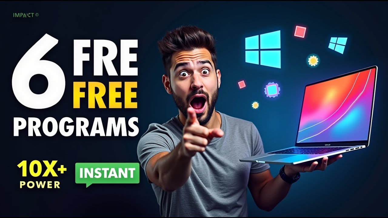 Thumbnail for 6 FREE Programs That Make Windows 10x More Powerful Instant Results