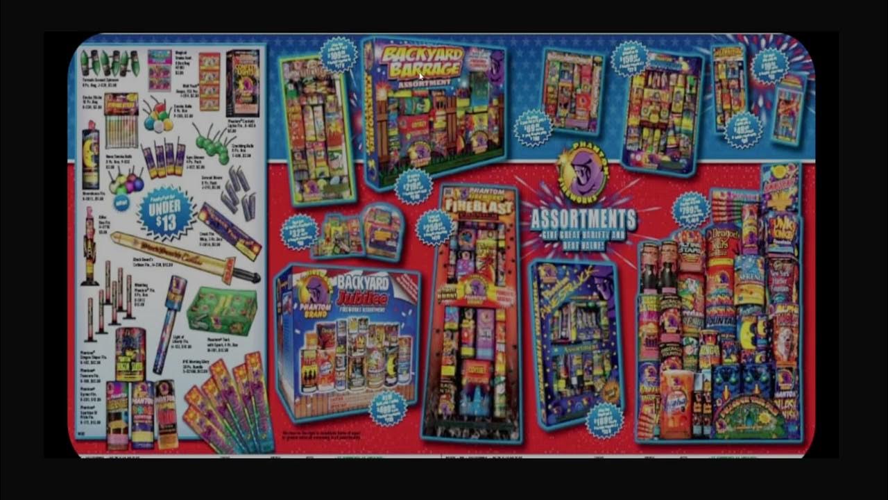 2023 Phantom Fireworks Flyer, California stands YouTube