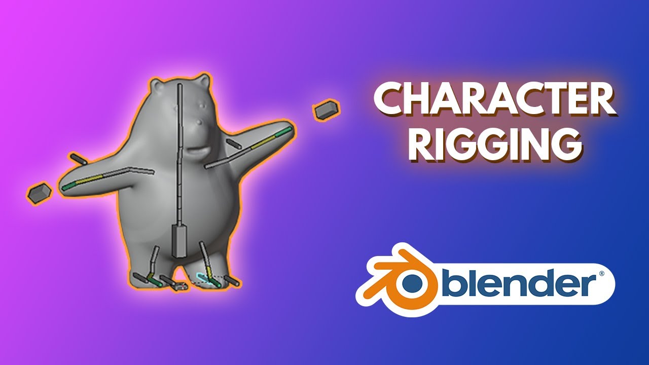 Character Rigging - Tutorial Blender 2.8 - YouTube