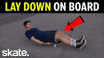 How to Lay Down on Board Skate 4 (Coffin in Skate)