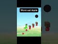 Apple Worm Gameplay  - Can I Beat It? #brainpuzzle #gameplay #shorts #puzzle