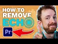 How to Remove Echo in Premiere Pro - Awesome Tutorial For Beginners