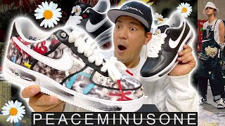 黒を剥がす】PEACEMINUSONE NIKE AIR FORCE 1 