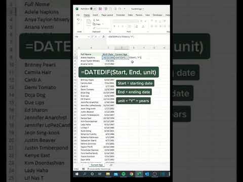 Excel Tips and