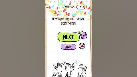 Brain Test: Tricky Puzzles Level 166 167 168 169 170  Walkthrough Solution