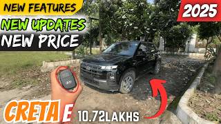 Base Variant, Top Wali Feel 😍 | 2025 Hyundai Creta E Full Walkaround &amp; Features.