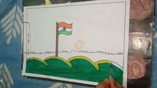 Easy Flag Drawing, Independence Day