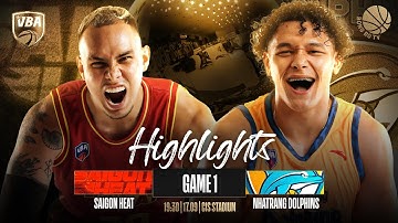 Highlights | Saigon Heat vs Nha Trang Dolphins | Finals Game 1 | Kéo nhau tới hiệp phụ 2 | VBA 2023