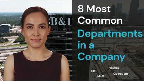 Departments in a Company
