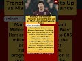 Manchester United Advance Mateus Fernandes Talks as West Ham Demand £85M