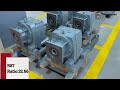 R87 Ratio 32.66 Inline Helical Gearbox with Structure of Foot mounter Solid Output  Shaft