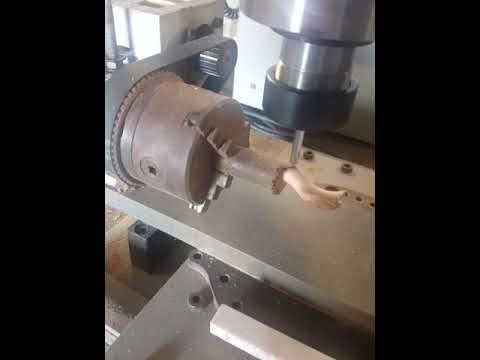 powermill rotary 4axis