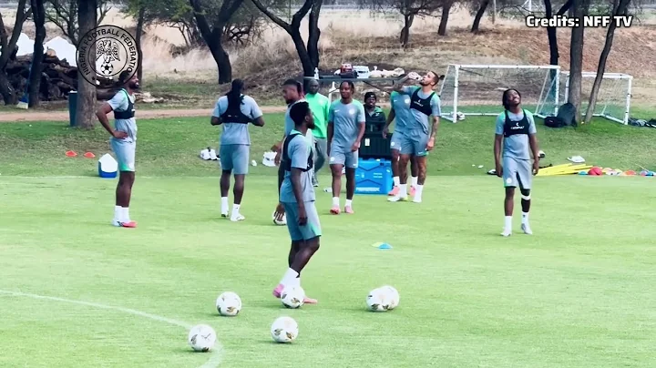 Super Eagles 2nd Training Session - Lesotho vs South Africa - 2026 FIFA World Cup Qualifier 
