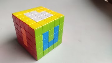 I love you pattern on 5x5x5 rubix cube | Be PERFECT