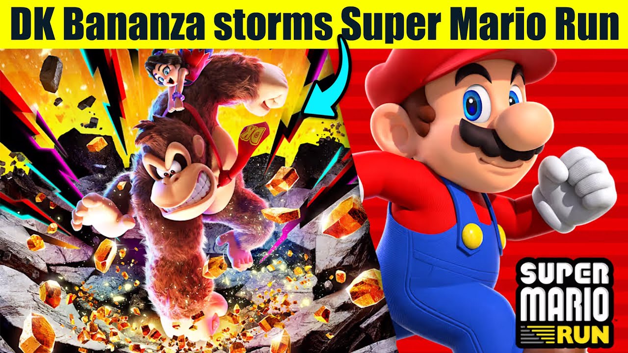 Donkey Kong Bananza Smashes Into Super Mario Run with Limited-Time Missions!