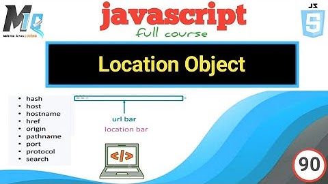Window Location Objects in javascript // URL bar , location bar ?