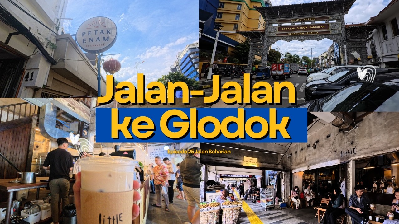 Jalan Seharian di Glodok Jakarta 🏮 | Salt Bread Viral & Explore Petak Enam Chinatown!
