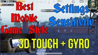Best PUBG Mobile Game Style (Handcam Gameplay) Settings/Sensitivity