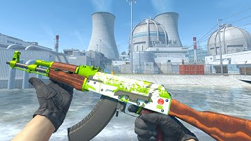 CS2 MADE THIS SKIN CLEAN & SHINY🔥🔥- Inspecting AK47 HYDROPONIC in CS2 Ingame