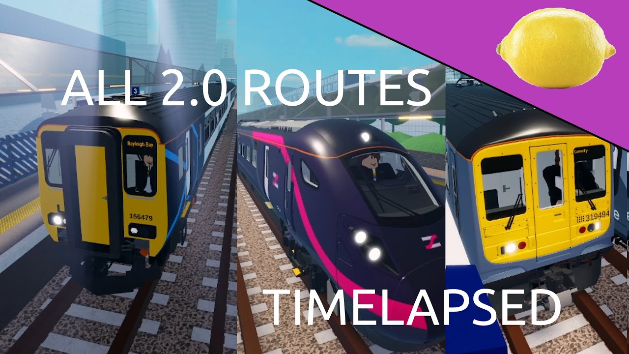Transit Scr Every NEW Route in SCR 2.0, TIMELAPSED - YouTube