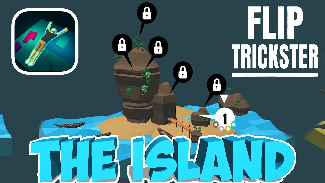 FLIP TRICKSTER GAMEPLAY THE ISLAND ALL GOALS (iOS ANDROID) YouTube