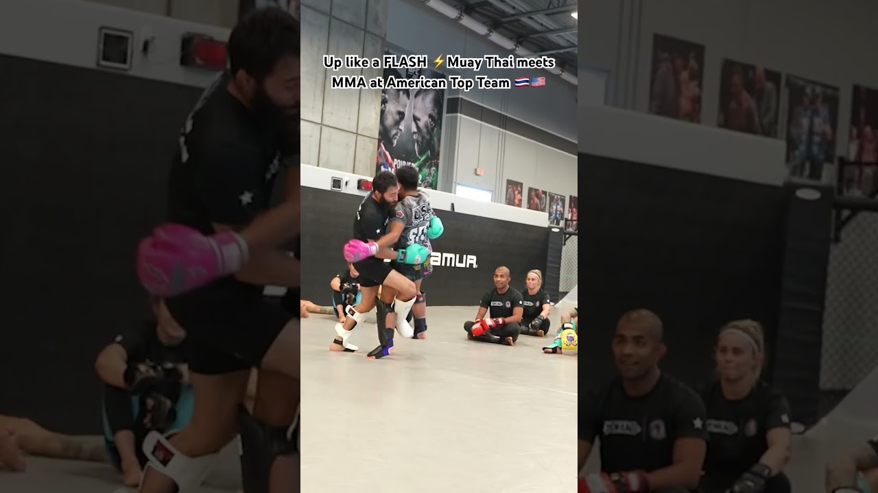 Up like a FLASH ⚡️Muay Thai meets MMA at American Top Team 🇹🇭🇺🇸 