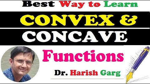 Convex and Concave Functions