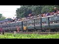 Eid Rush on Passenger Trains of Bangladesh Railway 2017 in 4K Ultra HD