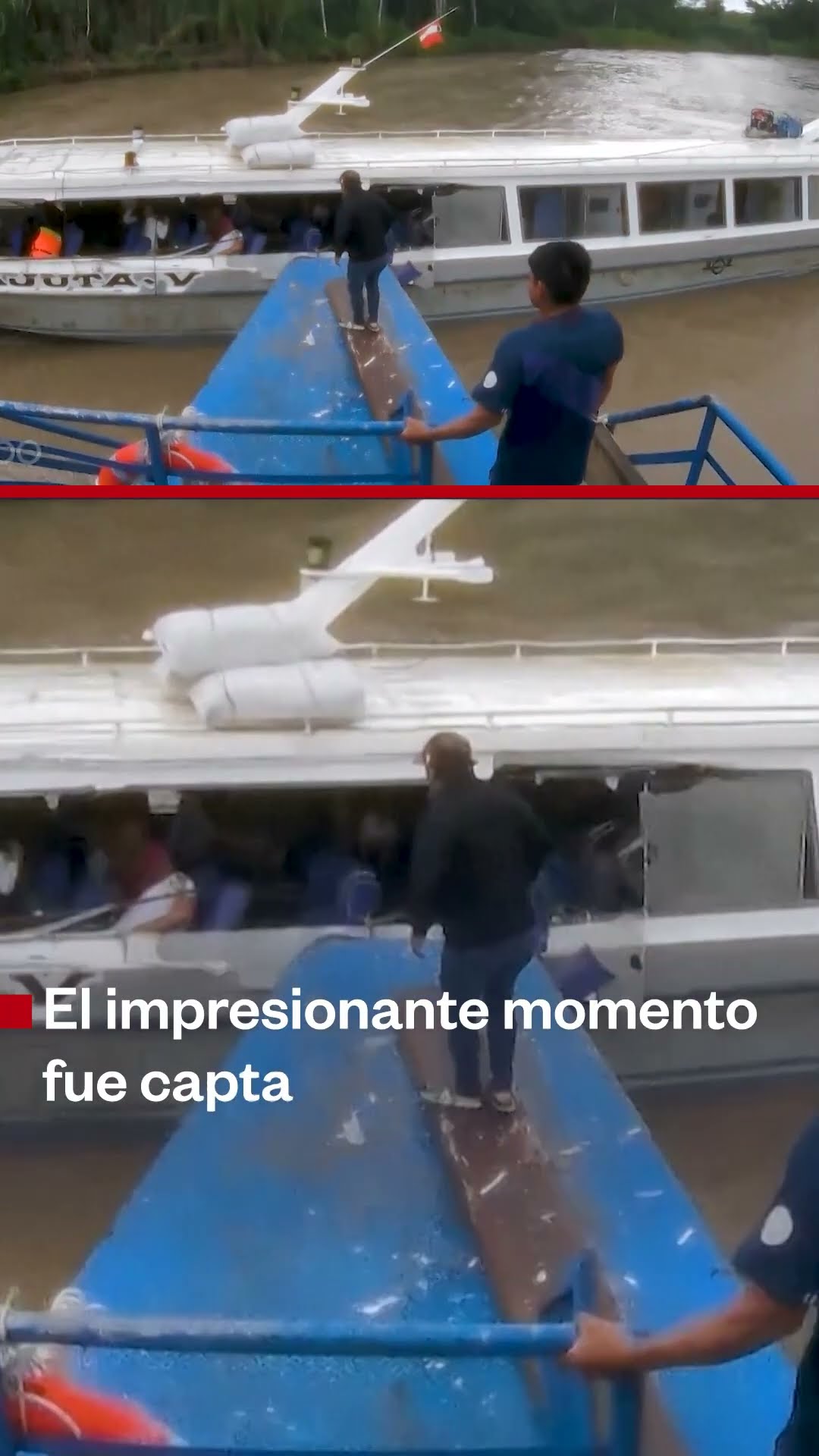 Choque de botes en Perú | Noticias Telemundo