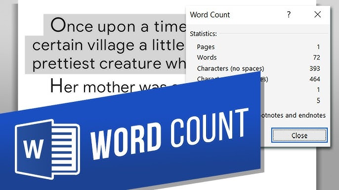 How to count characters in Microsoft Word - Desktop and Mobile instructions