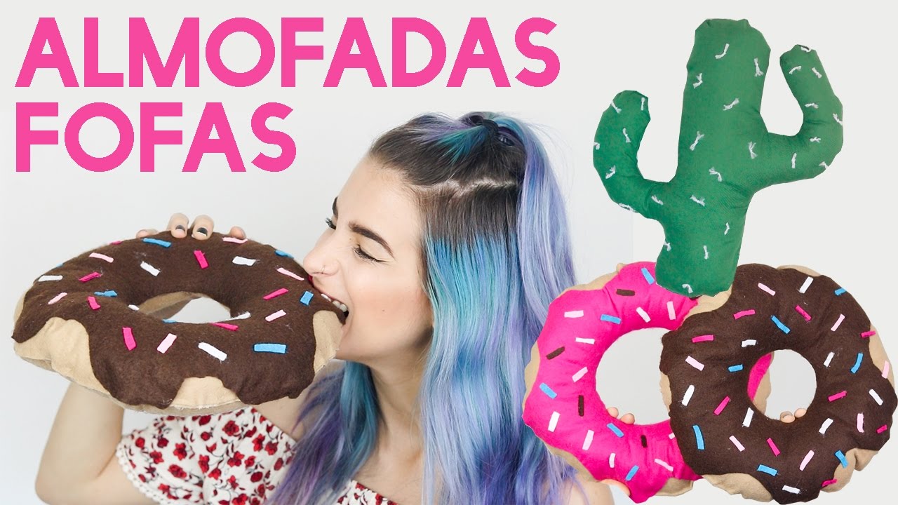 DIY ALMOFADAS TUMBLR (SEM COSTURA)