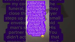 He took it all to the grave... or did he?🤫#shorts #funny #ytshorts #humor #comedy #joke