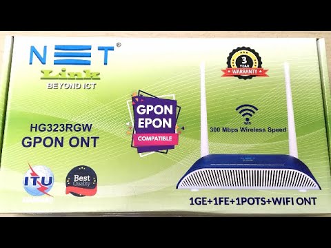 Netlink WiFi Modem Dual Antenna with Voice GPON/EPON+WiFi This is Compatible for BSNL FTTH (Fiber)